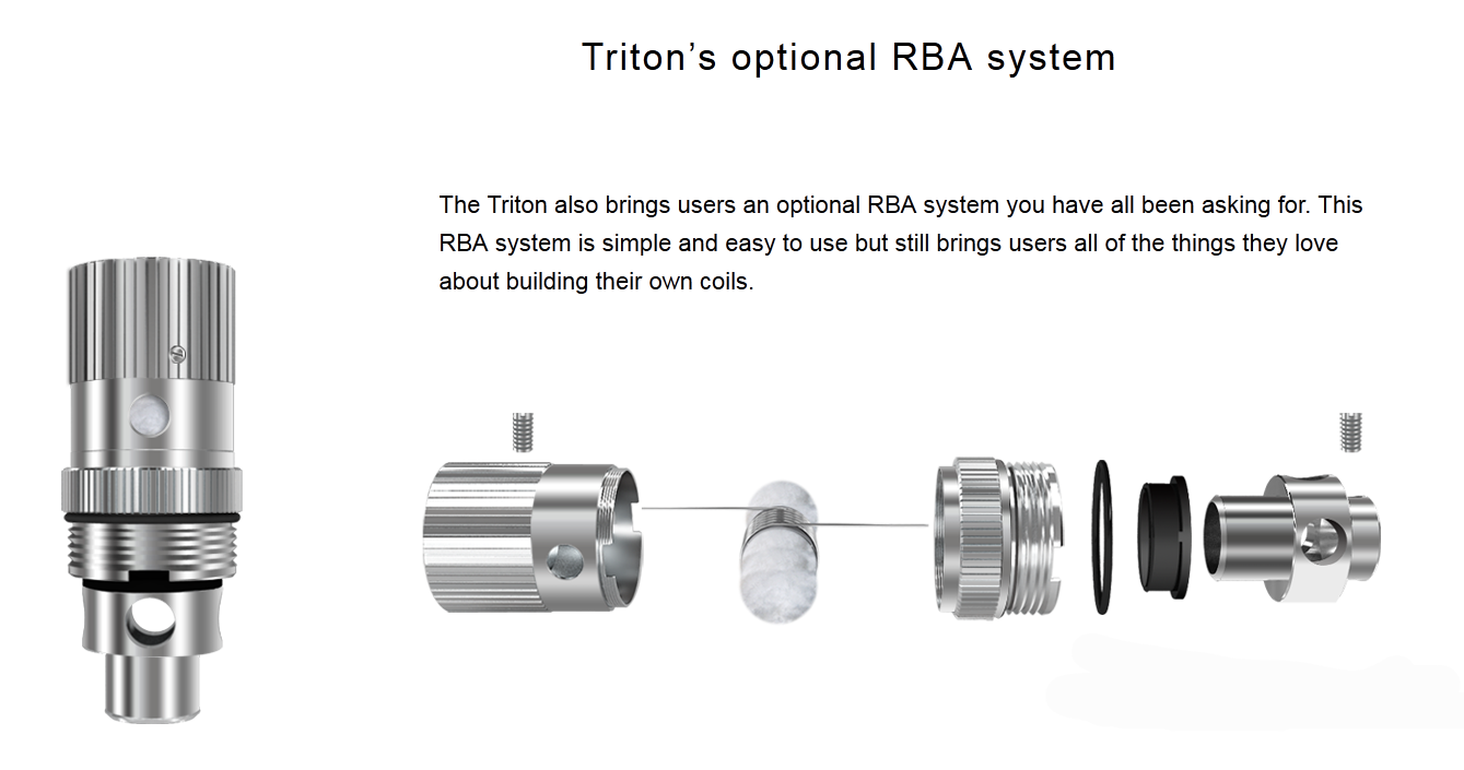 Aspire发布新款Triton雾化器 6月22正式发布